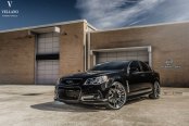 Mysterious Black Chevy SS Sitting on 22 Inch Vellano Forged Wheels