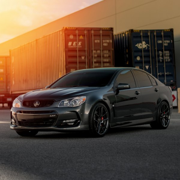 Aftermarket Front Bumper on Gray Chevy SS - Photo by Ace Alloy Wheels