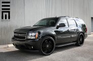 Black Tahoe Rolling on 24 Inch Rims by Exclusive Motoring