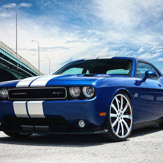 HEMI Powered Challenger on Custom Wheels by Exclusive Motoring