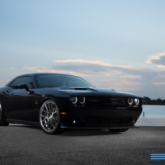 Challenger Scat Pack on XF1 Sport Rims by XO Luxury