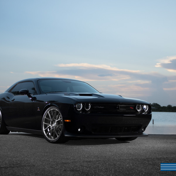 Challenger Scat Pack on XF1 Sport Rims - Photo by XO Luxury