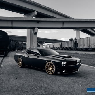Matte Black Challenger With Shaker Hood - Photo by XO Luxury