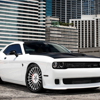Cold-Blooded Stormtrooper - Black / White Dodge Challenger - Photo by Exclusive Motoring
