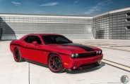 Hard to Ignore: Appled Red Dodge Challenger Hemi