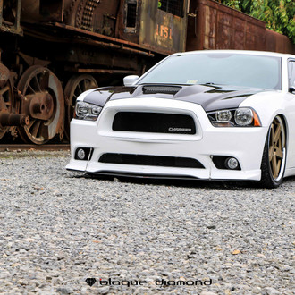 Air Lifted Dodge Charger Running Low on Black Diamond Wheels - Photo by Black Diamond