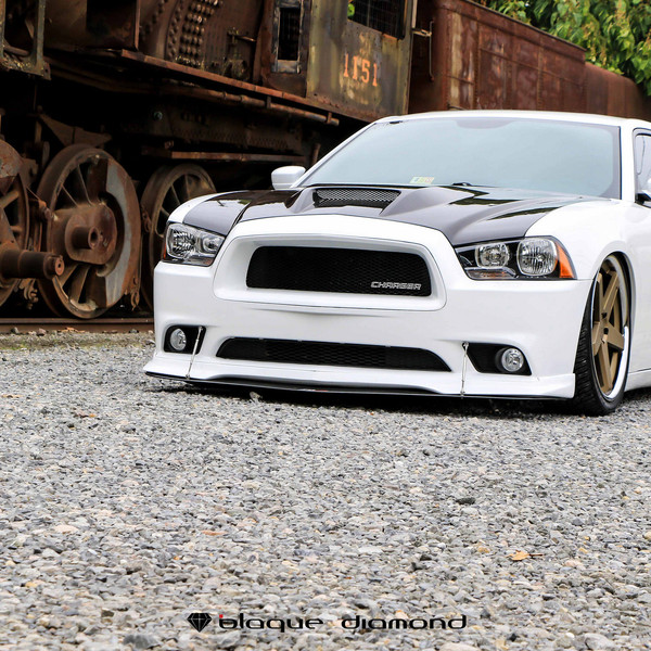 Air Lifted Dodge Charger Running Low on Black Diamond Wheels - Photo by Black Diamond