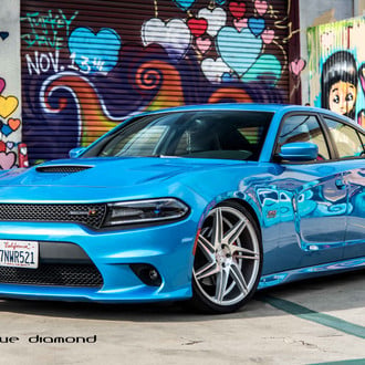 Black Diamond BD 1 Wheels on a Charger Scat Pack - Photo by Black Diamond