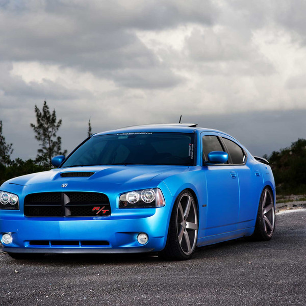Custom Blue Dodge Charger RT - Photo by Vossen