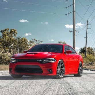 Beast Mode On: Gray Dodge Charger Gets Custom Color Halo Headlights ...