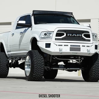 Custom Sleek and White Ram on American Force Wheels