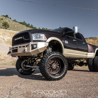 Lifted American Pride: Ram Dually Rocking Off-Road Parts and Wheels