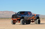 Black Ram Dually Gets Plenty of Attention Due to Contrasting Orange Accents