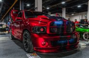 Truck that Turns Heads: Red Ram Boasting Custom Lighting and Aftermarket Mods