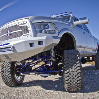 Off-Road Modified Ram 1500 With 40 Inch Wheels and a Lift - Photo by BDS Suspensions