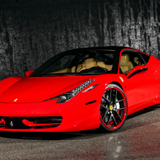 Ferrari 458 on Colormatched Custom Wheels - Photo by Exclusive Motoring