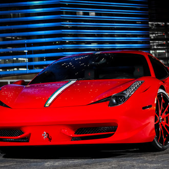 Ferrari 458 Italia on Custom Rims - Photo by Exclusive Motoring