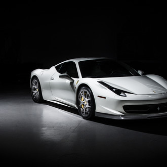 Looks of White Ferrari 458 Taken to Extreme with Custom Parts