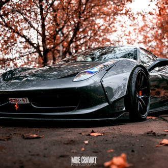 Japanese Makeover of Gray Ferrari 458