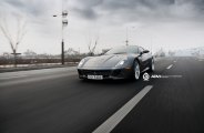 Matte Gray Ferrari 599 Looking Gorgeous on White ADV1 Rims