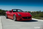 Lowered Convertible Ferrari California Rocking a Set of Vossen Rims