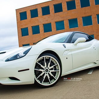 Unmatched Performance with Striking Beauty: Bespoke White Ferrari California