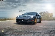 Brushed Bronze Strasse Rims Transform Black Ferrari California into Absolute Stunner