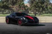 Little Luxury Never Hurt: Custom Black Ferrari California Featuring Red Accents