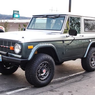 Ford Bronco with Aftermarket Fender Flares - Photo by Fuel Offroad