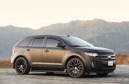 Firm and Reliable Black Matte Ford Edge