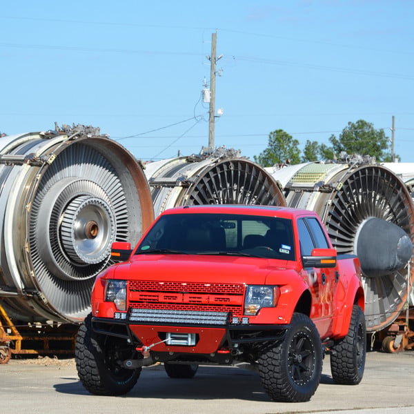 Raptor with Pre-Runner Fenders and Tubular Bumpers - Photo by Black Rhino