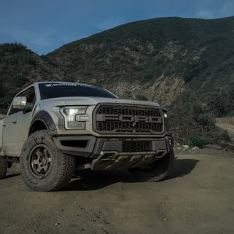 Rotiform Off-road Wheels on a Mighty Ford Raptor - Photo by Rotiform