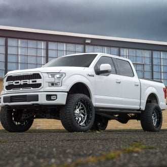 Reworked Ford F150 Truck With a Massive Lift and Chrome Fuel Off-road ...