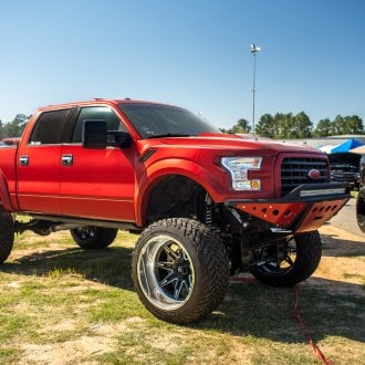 Reworked Ford F150 Truck With a Massive Lift and Chrome Fuel Off-road ...