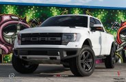 Bossy Custom White Ford F-150 Featuring a Royal Lift