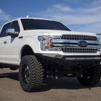 White Lifted Ford F-150 Boasts Contrasting Black Additions — CARiD.com ...