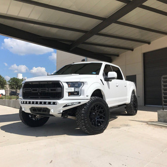 Front Bumper with Off-Road LED Lights on Ford F-150 - Photo by Addictive Desert Designs