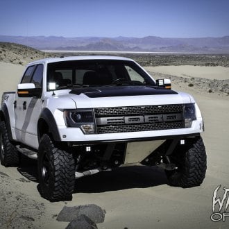 Outstanding Contrast Detected: White F-150 with Custom Black Exterior ...