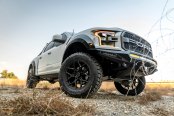Gray Ford F-150 Emphasized With Custom Parts and Black Accents