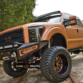 F250 Off-road Truck with Widebody Fenders and ADD Steel Bumpers - Photo by ADD