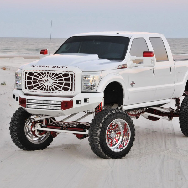 American Force Vortex SS Wheels on White Ford F-250 - Photo by Joe Greeves
