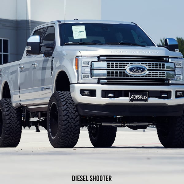 Ford F-250 Platinum with Off-road Shocks - Photo by Diesel Shooter