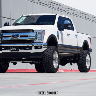 Ford F-250 Super Duty on Custom American Force Forged Wheels - Photo by Diesel Shooter