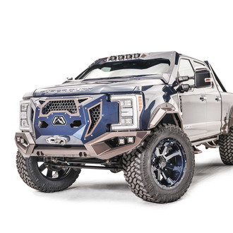 Insane Grumper Front End by Fab Fours on Ford F250