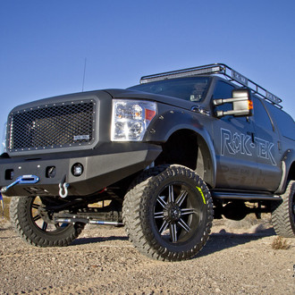 Ford Excursion with F250 front end - Photo by BDS Suspensions