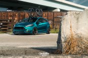 Satin Green Ford Fiesta ST Hot Hatch With a Proper Stance