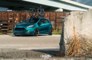 Satin Green Ford Fiesta ST Hot Hatch With a Proper Stance