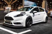 Distinct Custom Body Kit on White Ford Fiesta