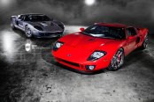 Winning Red Ford GT on Forged ADV1 Supercar Rims
