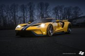 Machine of All Times: Yellow Ford GT Customized and with Blue Accents